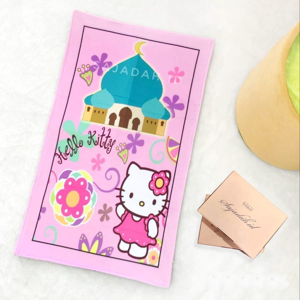 Sajadah Anak Travelling Printing / Free Box/ Free Custom Nama-2