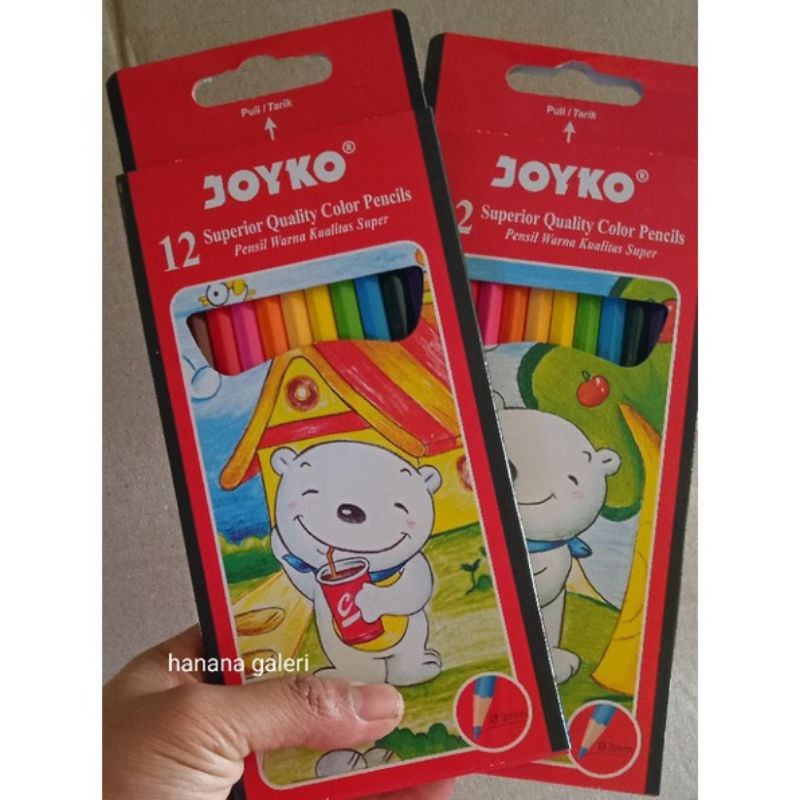

PENSIL WARNA JOYKO COLOR PENCILS 12 WARNA PENSIL GAMBAR PANJANG