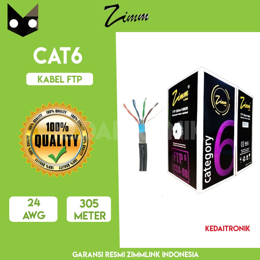 Kabel FTP CAT6 Outdoor ZimmLink FTP CAT6 OD