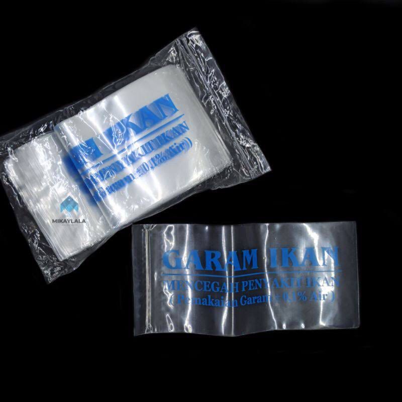 PLASTIK GARAM IKAN (100pcs) / PLASTIK REPACK GARAM IKAN /PLASTIK PACKING GARAM IKAN
