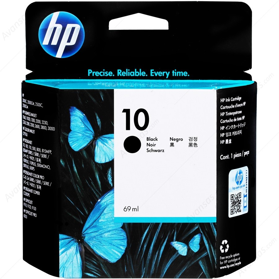 TINTA HP 10 BLACK ORIGINAL