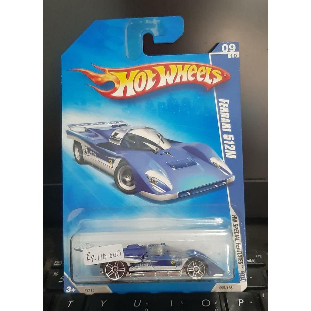 Hotwheels FERRARI 512M Biru HW Special Features P2415