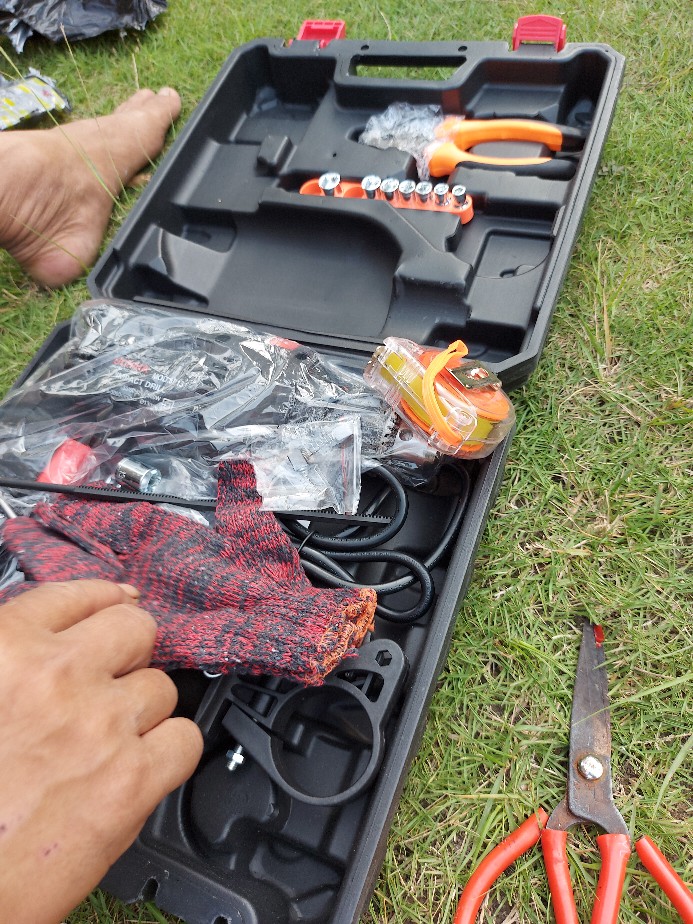 Impact Drill Uchiha 13mm Mesin Bor Beton Besi Kayu Full Set Koper