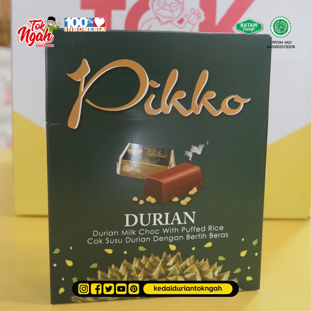 

Coklat Baryl's Pikko Tray Durian 190gram CHOCOLATE Singapore