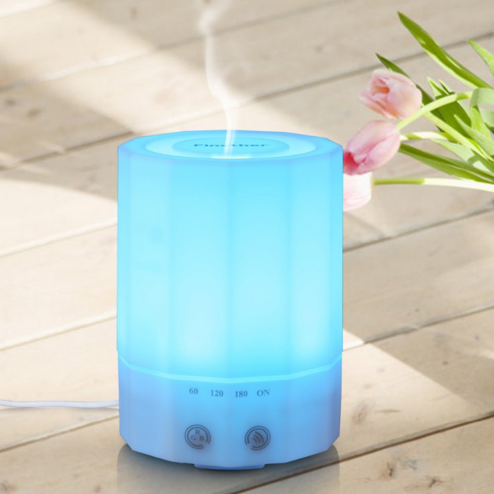 H40 - Humidifier Essential Oil Diffuser Air Purifier LED Light 100ml