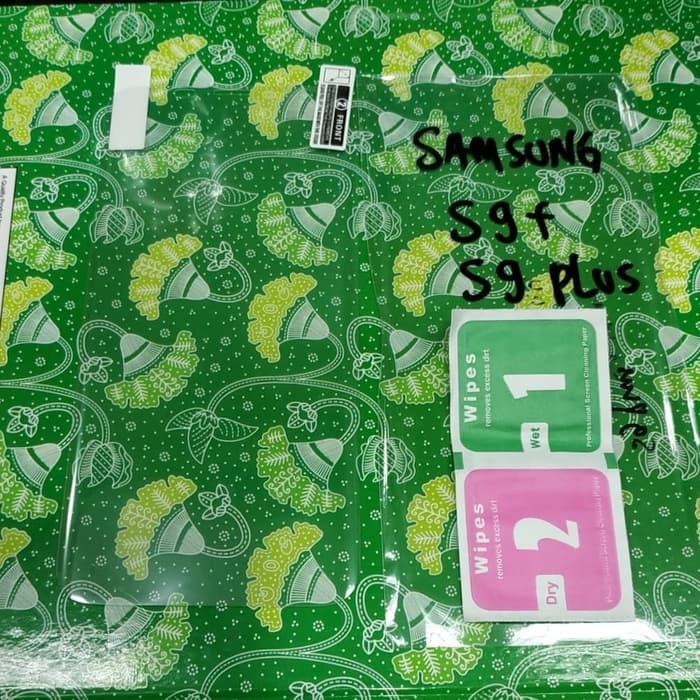 antigores full samsung s9 plus s9+ anti shock jelly full melengkung