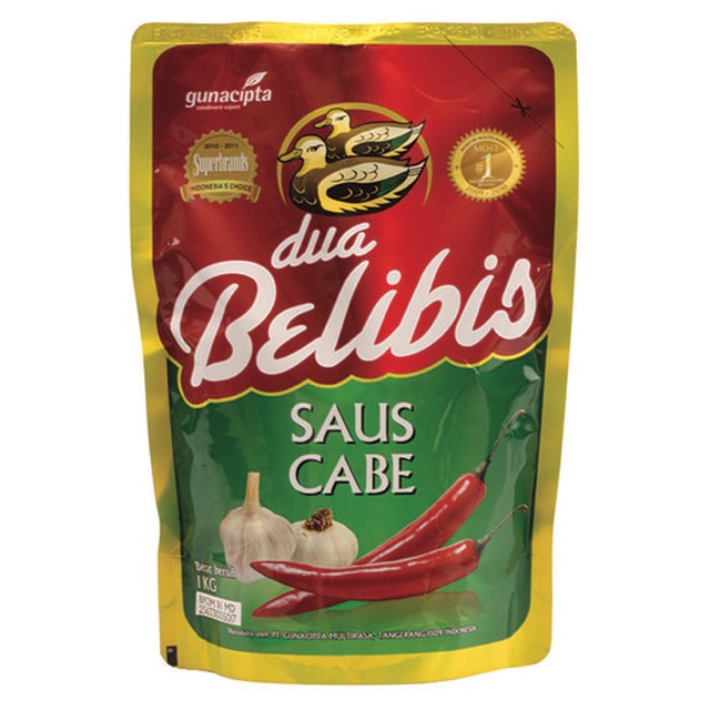 Dua Belibis Saos Sambal Saus Cabe 1 kg