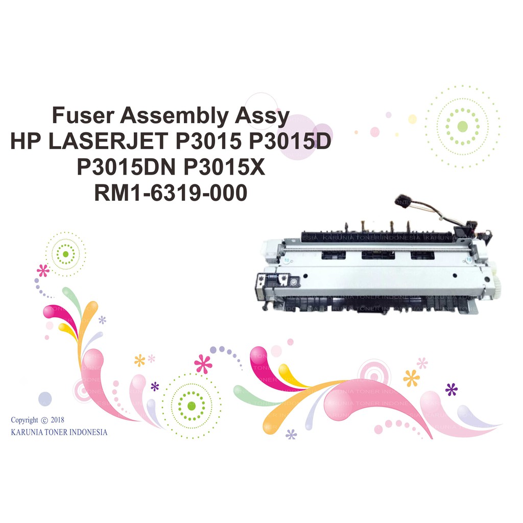 Fuser Assembly Assy HP LASERJET P3015 3015 P3015D P3015DN P3015X RM1 6319 000 NEW