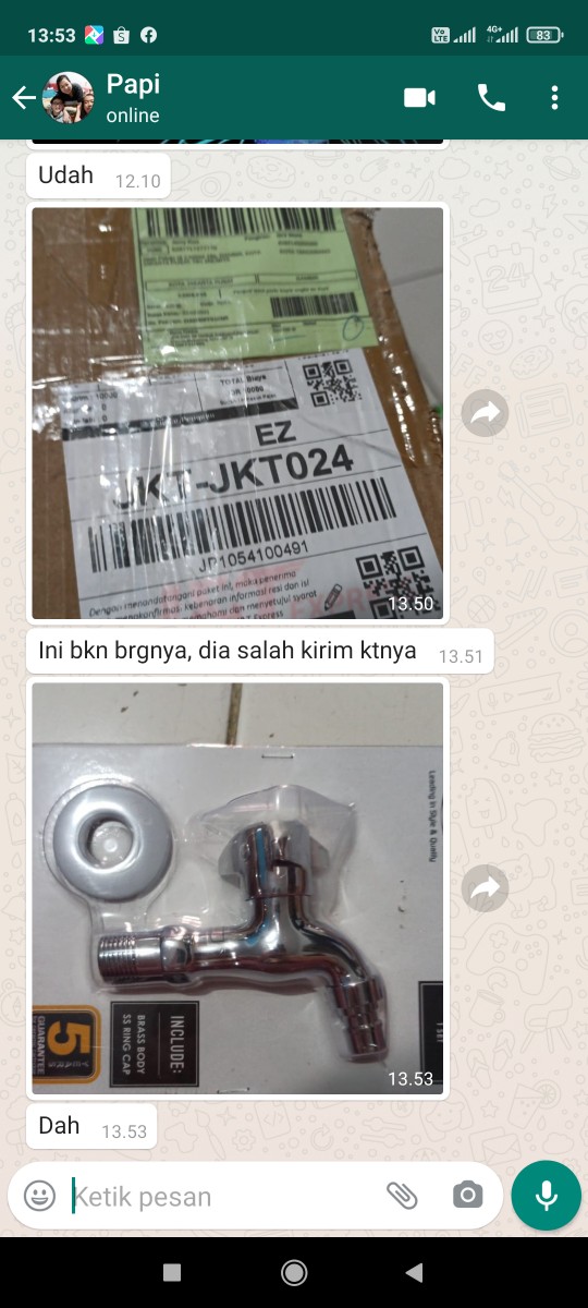 Aer Kran Air Tembok Kuningan/untuk Mesin Cuci/wall/washing Sov 03b W