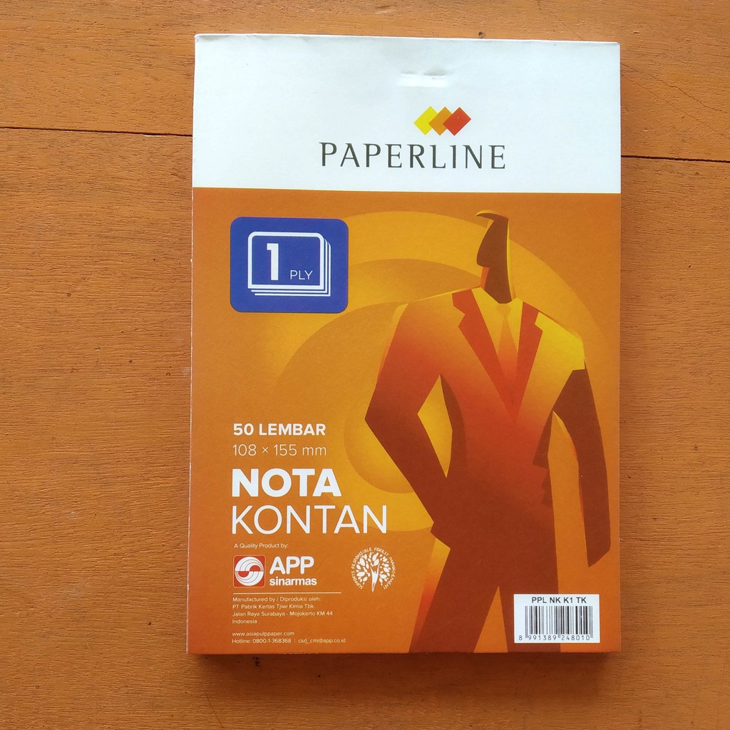 

(1pcs) Nota 1 PLY Paperline