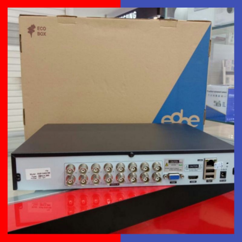 DVR CCTV EDGE 16 CH 5-MegaPixel Full HD 2560p 6 in 1 / SMART DVR EDGE