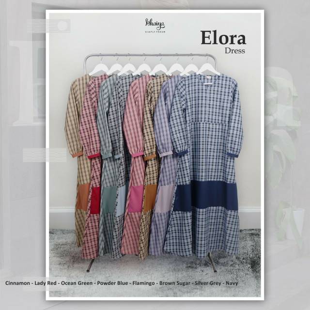 Elora Dress gamis chic by Khaiya