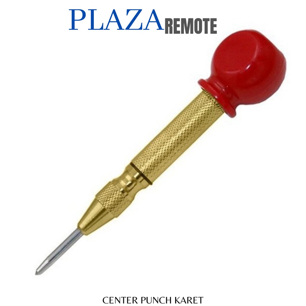 CENTER PUNCH RUBBER GAGANG KARET 160 MM GOLD SILVER PENANDA TITIK MATA BOR