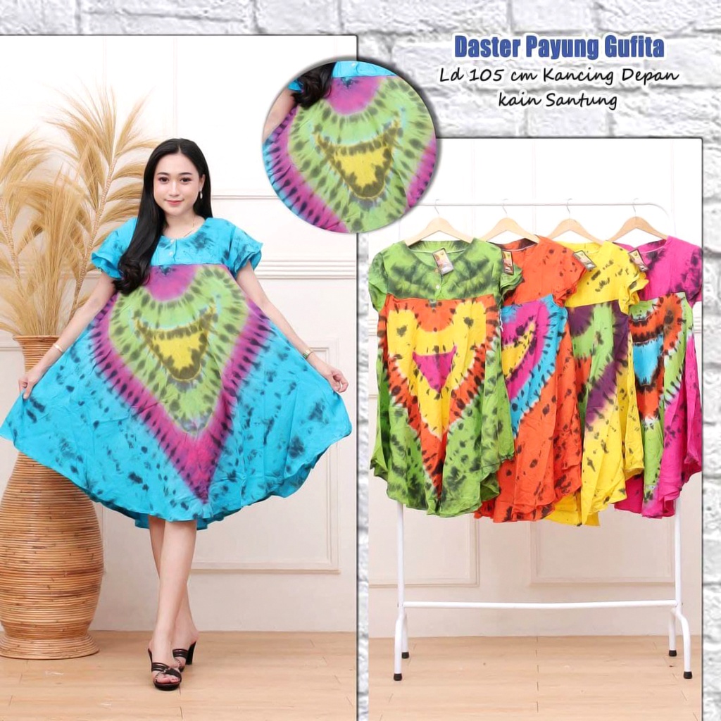 BATIK WANITA DASTER PAYUNG RAYON ( SALJU TELAGA WARNA COKLAT NORIKU BLACKLOVE KOALA KUPU LIBRA OREO MILTON NOVVA KENARI GUPITA BLACKOPAL FLADEO LUNA JAZERA NUTELA ) KEKINIAN KANCING DEPAN BUSUI BUMIL LENGAN PENDEK MURAH ADEM-DP GUFITA