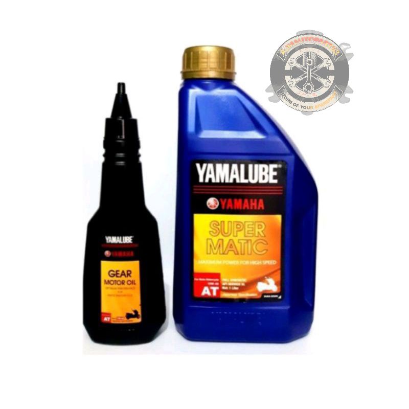 PAKET OLI YAMALUBE SUPER METIC 1L+OLI GARDAN YAMALUB 140ML NMX AEROX LEXSI