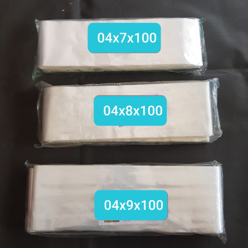 Plastik Roll / Plastik PP Bening Lebar 7cm , 8cm , 9cm Ketebalan 04