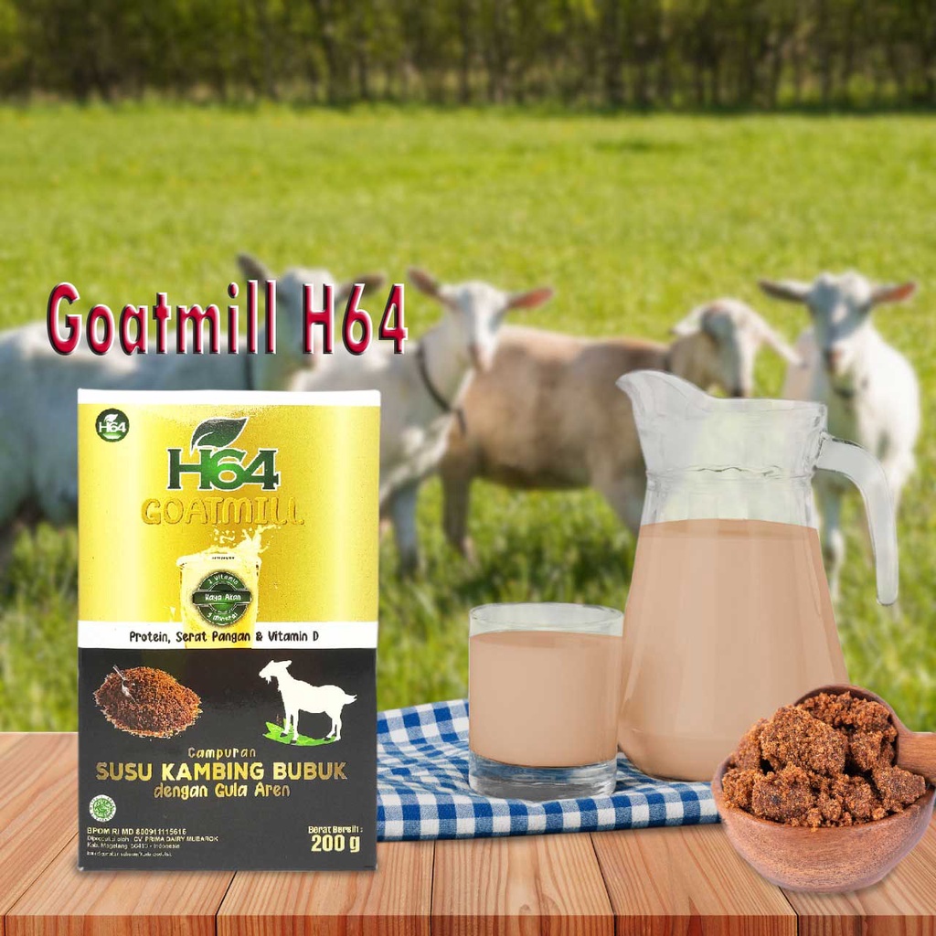 

Susu Goatmill H64 200gr Susu Kambing Bubuk Dengan Gula Aren [BPOM]