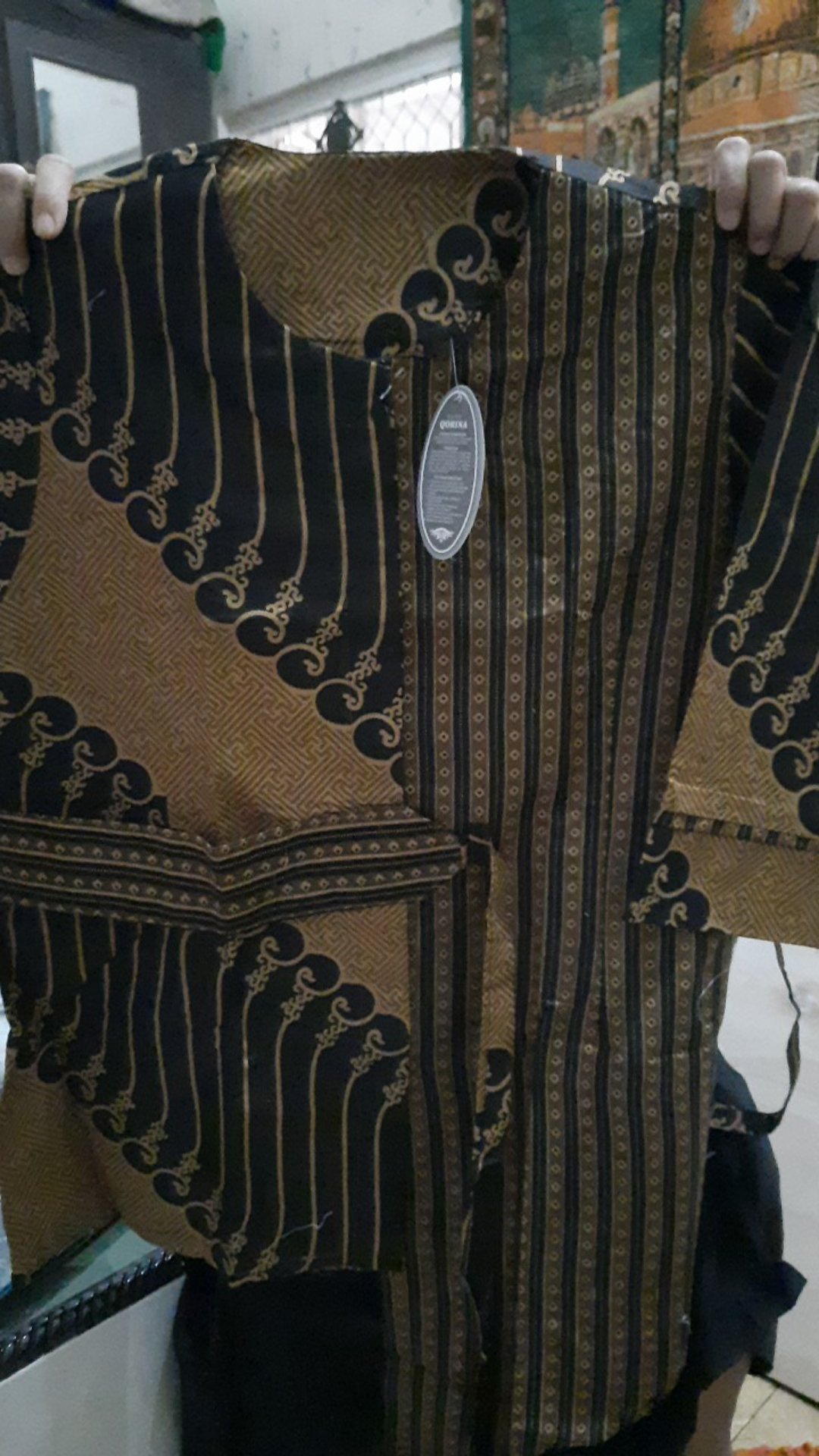 Batik Dolby Dolbi Dobby Tenun Sutra Tulis Katun Atbm Baron Atasan Batik Wanita Jumbo Xxlsogan Srg308