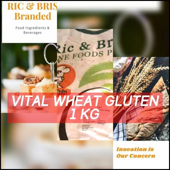

Vital Wheat Gluten 1 Kg Tepung Ric & Bris