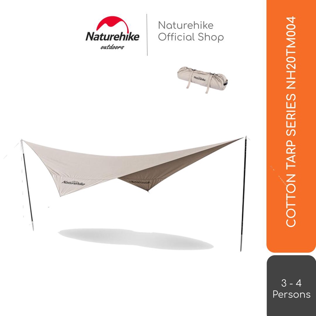 Naturehike Cotton Tarp Series Nh20Tm004 Flysheet Shelter Tenda Camping