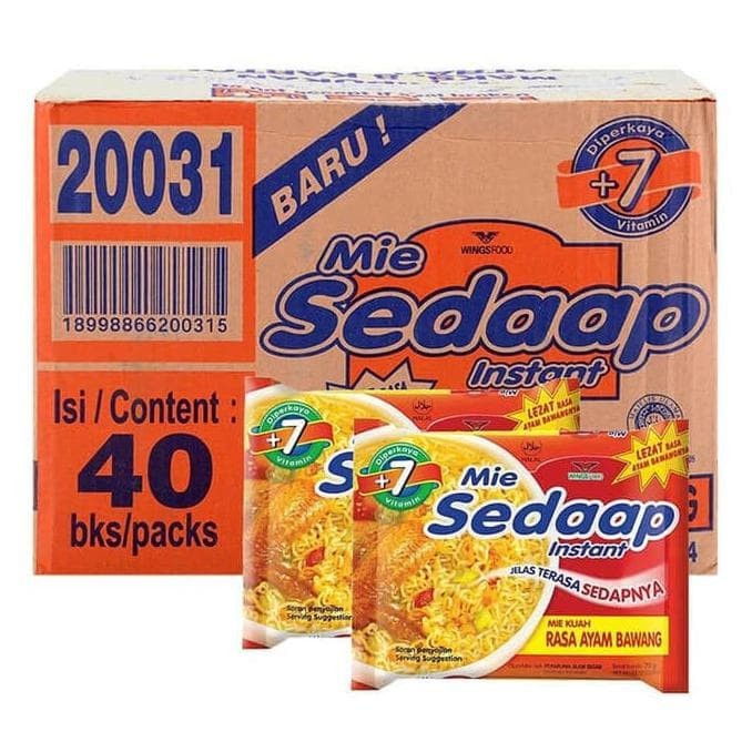 

SEDAP Mie Instan KUAH SEDAAP AYAM BAWANG 70g SEDAAP 1 DUS 1 KARTON
