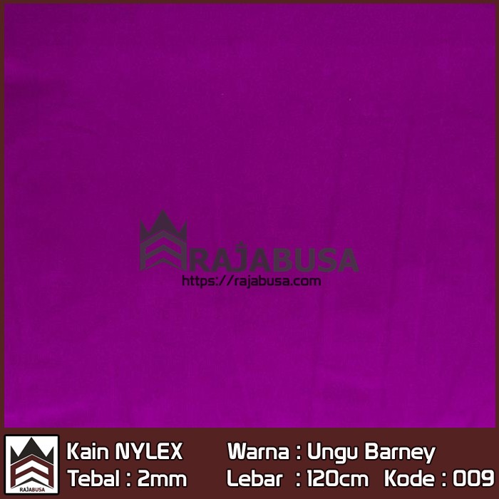 Kain Nylex Ungu Barney - Kain Bulu Pendek | Toko Kain Boneka Terlengkap