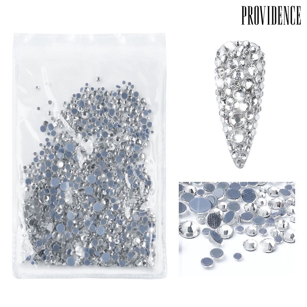 Providence 1440Pcs/Set DIY Exquisite Nail Rhinestone Glitter Beautiful Glass Nail Flash Jewelry for Women