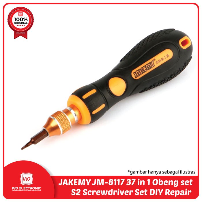 Obeng set Jakemy JM-8117 37 in 1 Precision Screwdriver Set