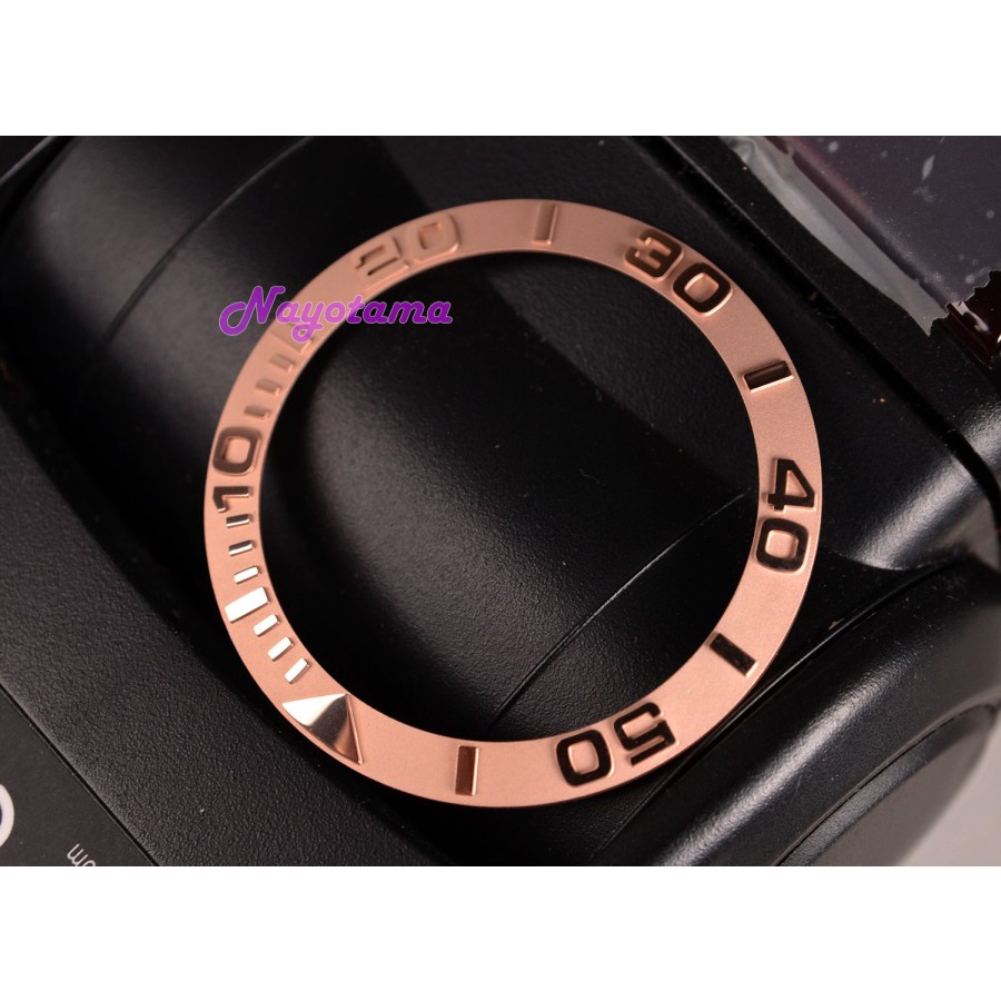 Yacht Master Ceramic Insert Bezel Rose-GOLD for Seiko 5 SRPD SKX007