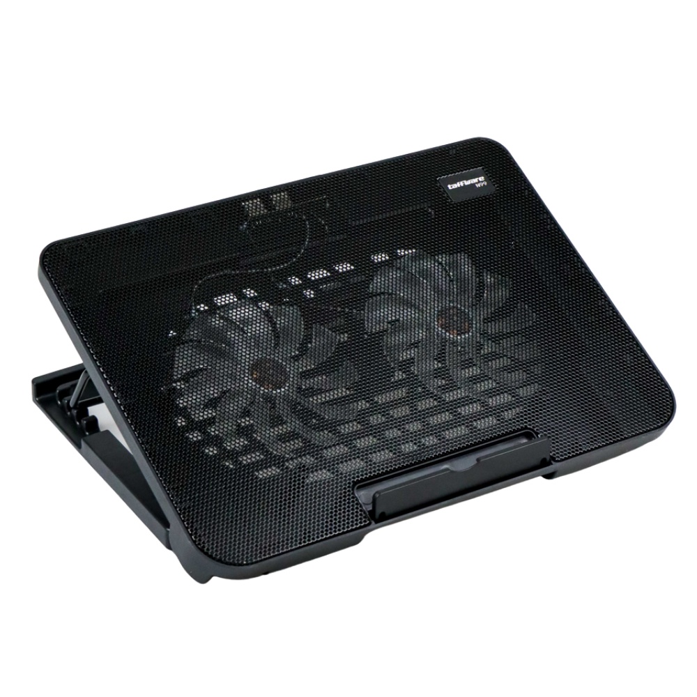 Taffware Cooling Pad Laptop Adjustable Stand 2 Kipas 140mm - N99 kipas laptop kolingped pendingin laptop