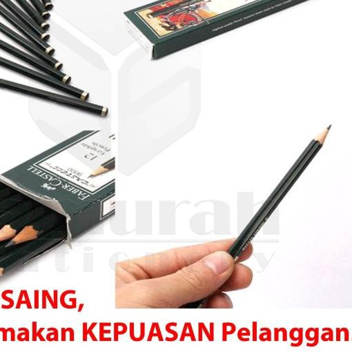 

♛ Pensil Faber-Castell 2B - HB Original / Pensil Kayu Faber Castell 9000 - 2B ♙