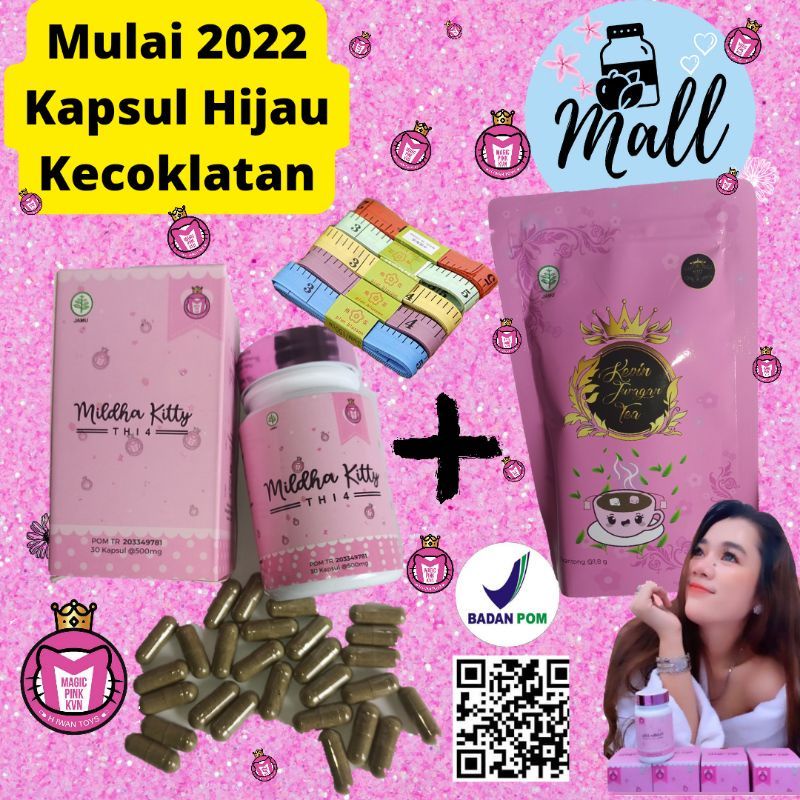 Mildhakitty Pelangsing Original BPOM 30 Kapsul