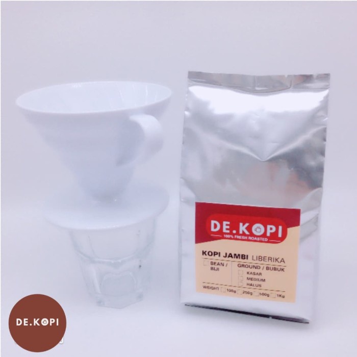 

Kopi Bubuk Biji Liberika Jambi 1 kg Terbaik Fresh Sangrai Jaminan Mutu