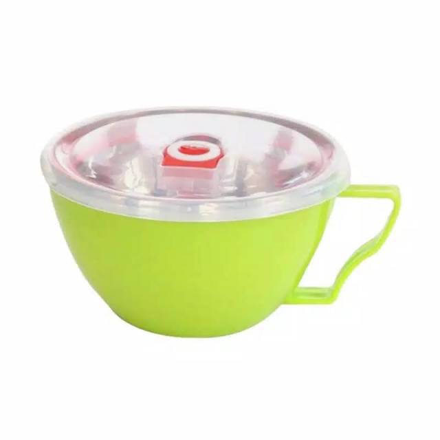 Mangkok Korea Stainless Steel ada pegangan plus tutup - Fresh Bowl