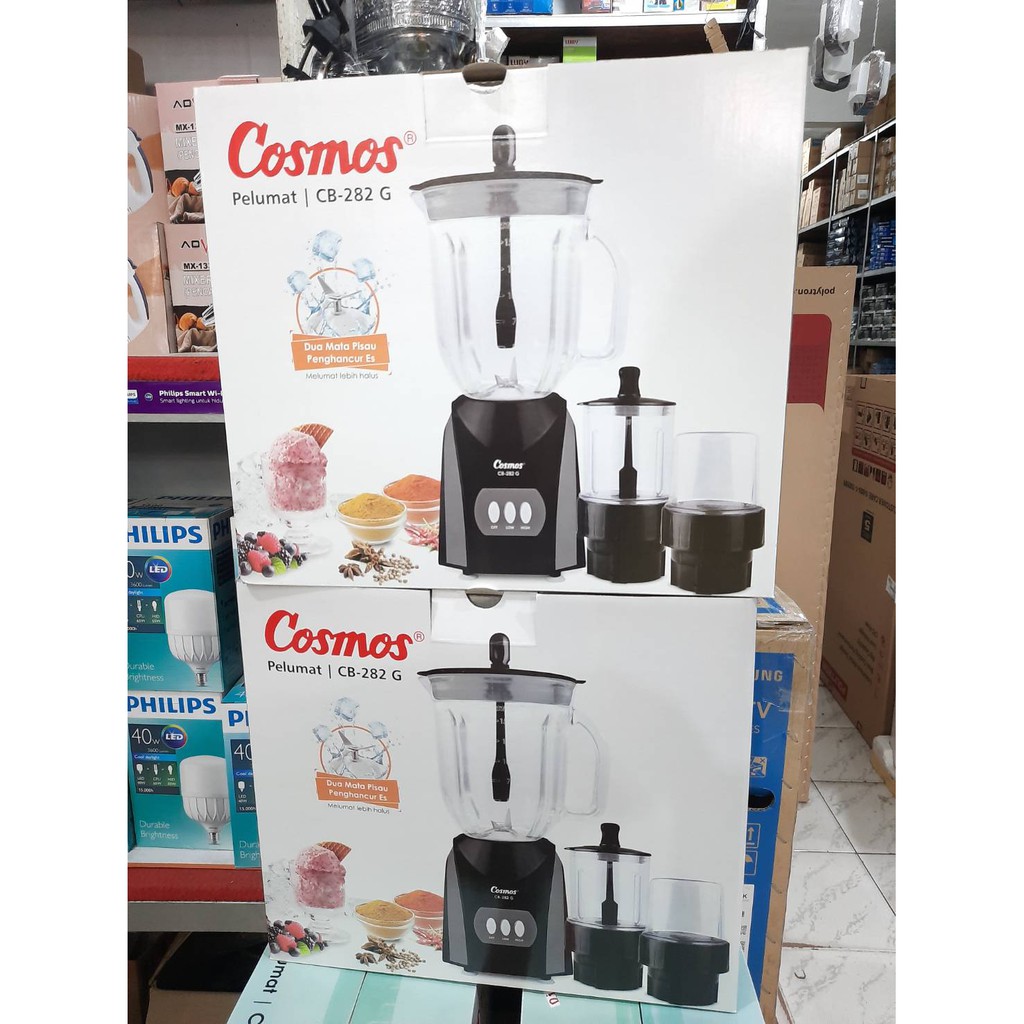 Cosmos Blender Kaca Gelas 2 Liter 3in1 CB-282 G 2L Pelumat GARANSI