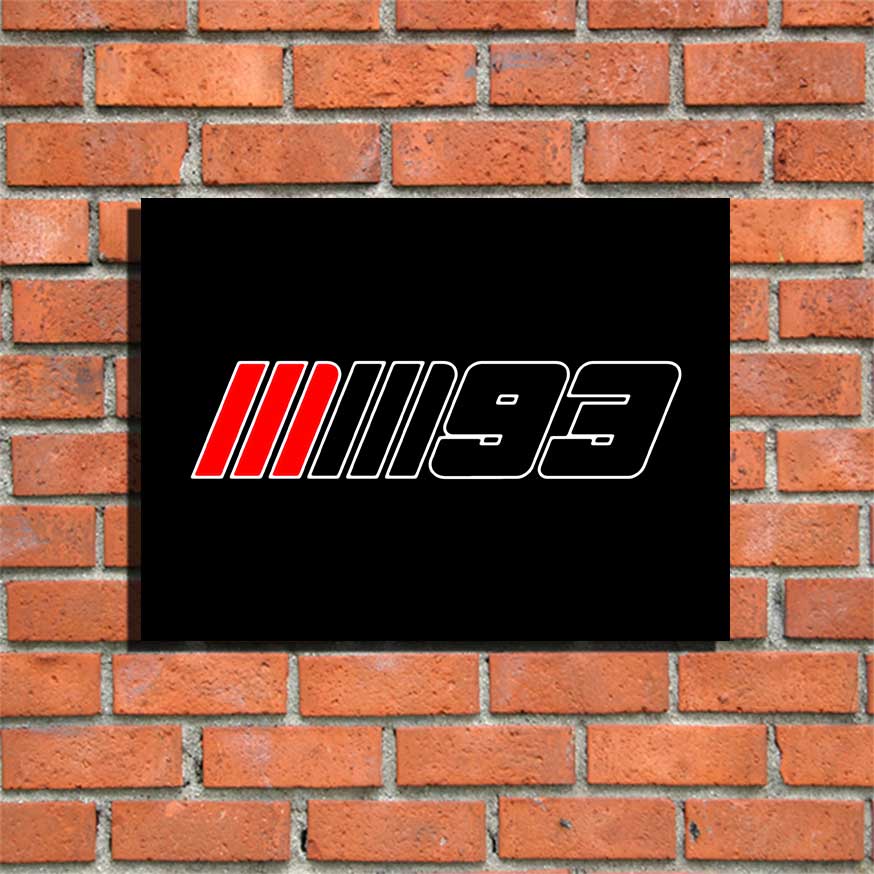 MARC MARQUEZ Poster Hiasan Dinding Poster Kayu Walldekor