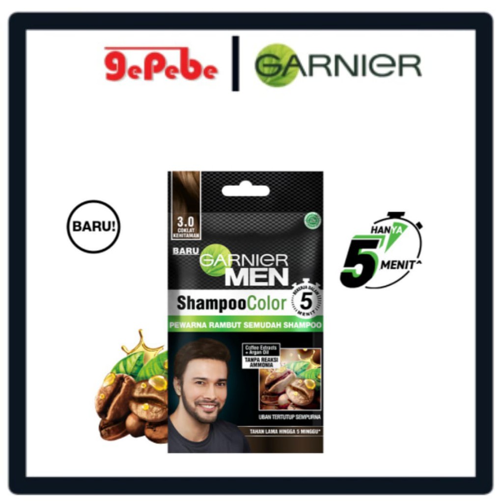 Garnier Men Shampoo Color Sachet