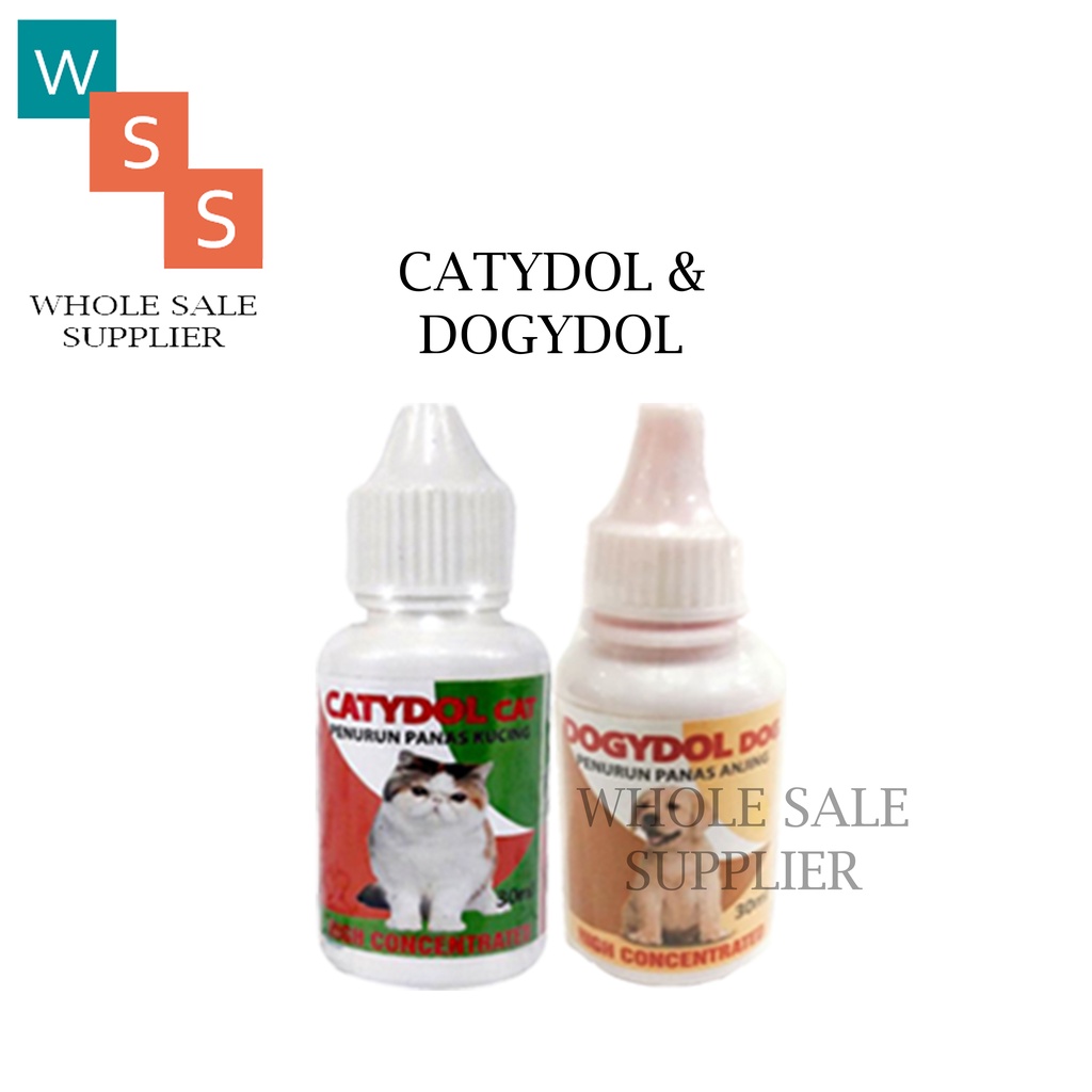 catydol &amp; dogydol obat penurun panas untuk kucing &amp; anjing 30ml