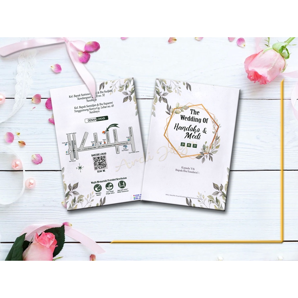 Percetakan undangan murah I Cetak undangan nikah I Menjual undangan pernikahan cantik, elegan, unik 