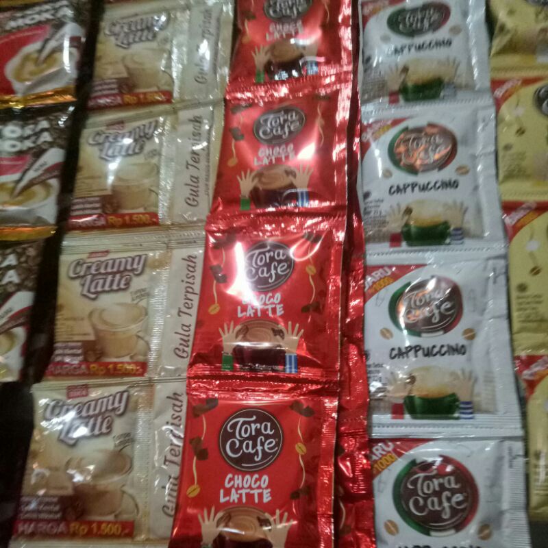

Tora cafe choco latte renteng isi 10x23,5g