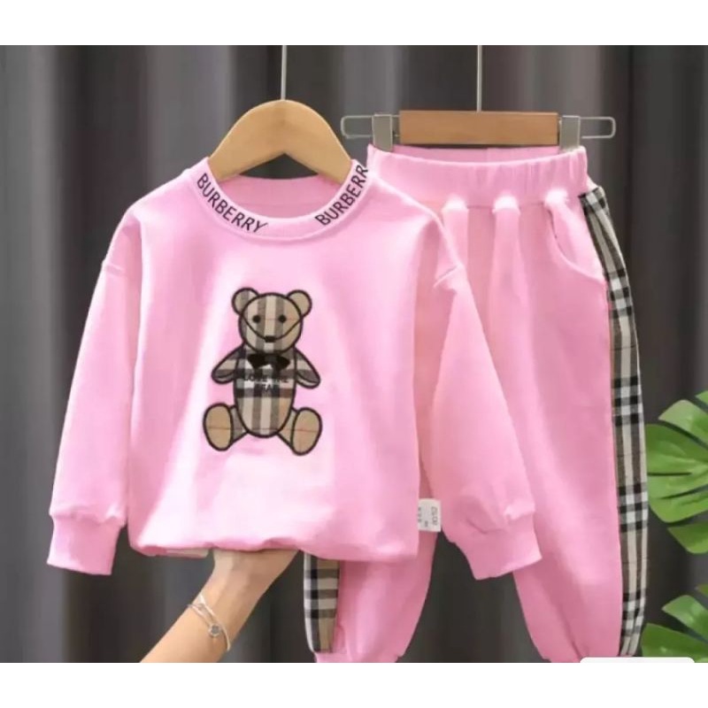 Pakaian anak / Baju anak /setelan anak perempuan terbaru dan termurah motif bears