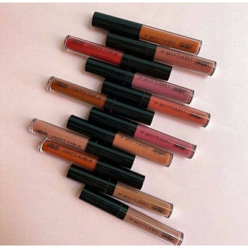 (COD) IMPLORA LIPCREAM MATTE - Implora Urban Lip cream (ready seri 1-20)