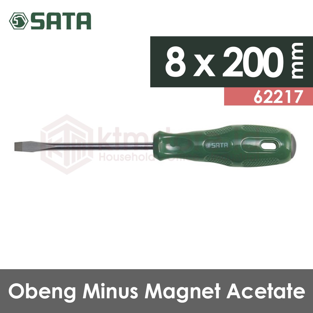 SATA TOOLS Obeng Minus 8 x 200 mm Acetate 62217