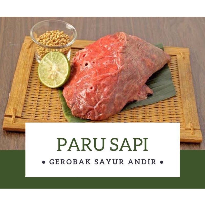 

Paru Sapi / 500gr