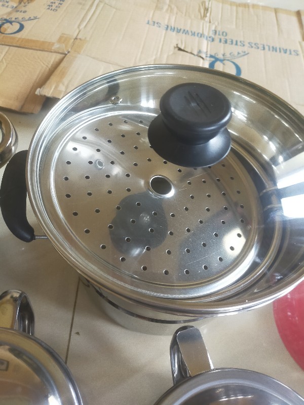 Panci 3 In 1 Cooking Pot Deep Fryer Panci Kukus Goreng Rebus Panci Multifungsi 218 Topmart