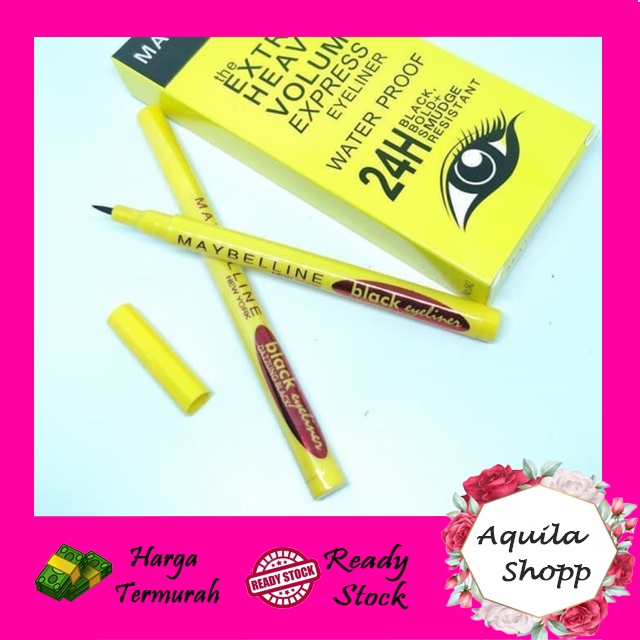 SPIDOL EYELINER MAYBELLNE WATERPROOF/eyeliner/eyeliner spidol/eyeliner waterproof