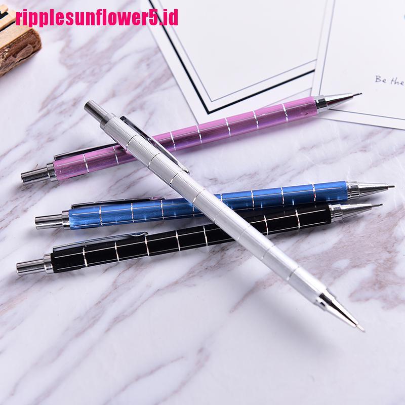 Pensil Mekanik Otomatis 0.5mm Bahan Metal Untuk Menulis / Menggambar