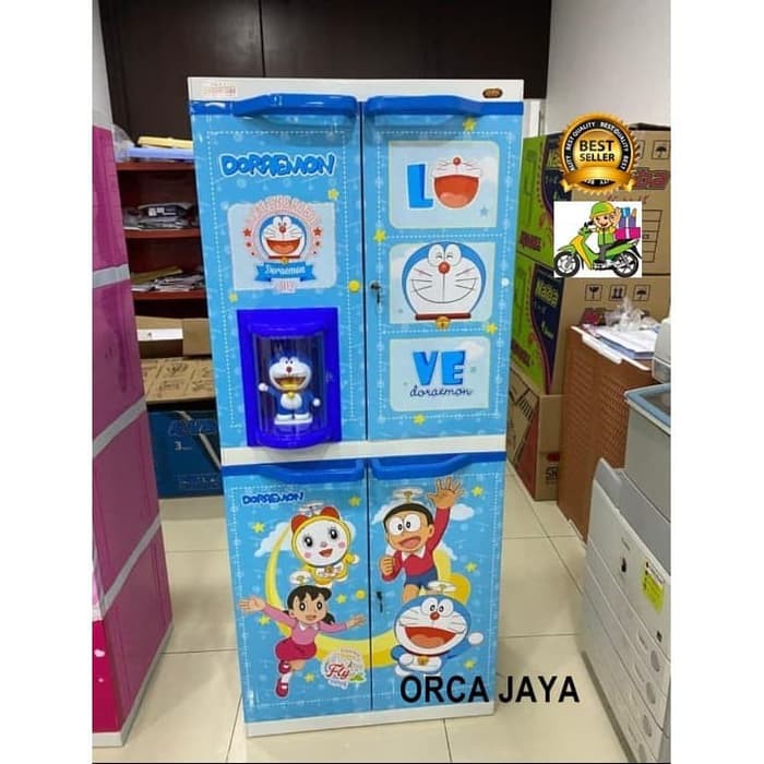 Lemari plastik Naiba 2Pintu PREMIUM DOLL