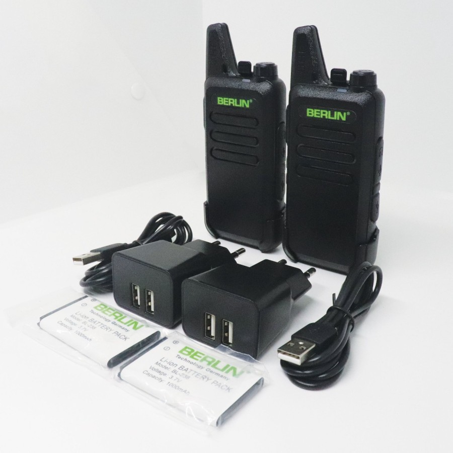 HT/HANDY TALKY WALKY TALKY BERLIN BL 238 /BL 238 DOCKING ORIGINAL SEPASANG