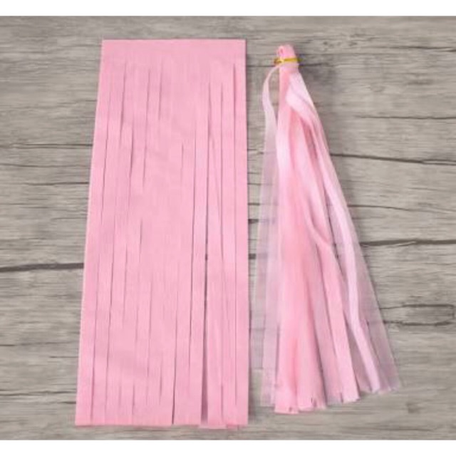 

tassel garland 1 warna kertas rumbai warna pink putih biru
